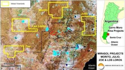 Figure 1: Location Map Cerro Morro District